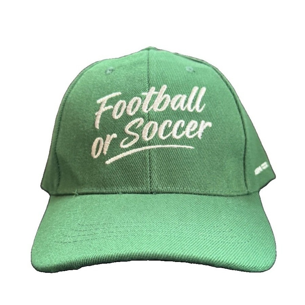 Football or Soccer Hat Green Adjustable Strap New NWOT